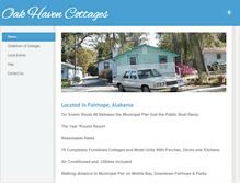 Tablet Screenshot of oakhavenfairhope.com
